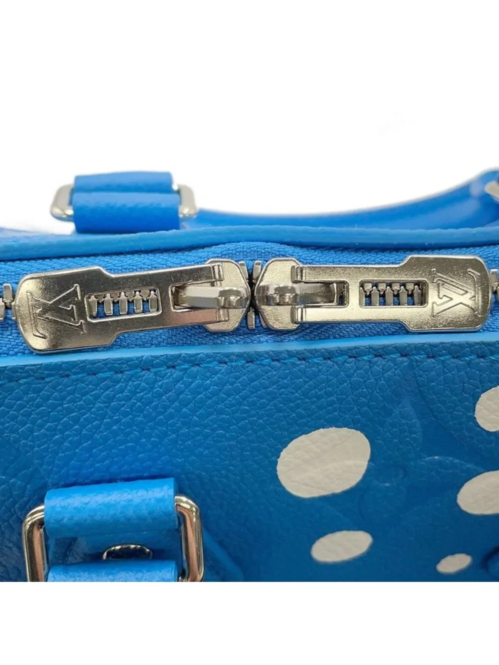 Louis Vuitton Handbag Monogram Empreinte LV Yk Speedy Bandouliere Yayoi Kusama